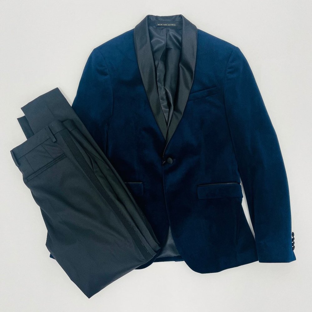 Zara Velvet Blazer Jacket